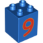 Деталь LEGO CB - LEARNING "9", Не определен