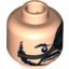 Набор LEGO Minifig Head Beard, Moustache, Large Eyepatch, Determined Expression Print [Blocked Open Stud], Light Flesh