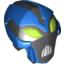 Набор LEGO Large Figure Head Modified Ben 10 Big Chill with Black Face Print, Голубой