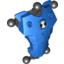 Набор LEGO Large Figure Torso Skeletal with Ball Joints (Ben 10), Голубой