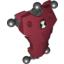 Набор LEGO Large Figure Torso Skeletal with Ball Joints (Ben 10), Темно-красный
