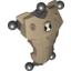 Набор LEGO Large Figure Torso Skeletal with Ball Joints (Ben 10), Dark Tan