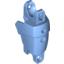 Набор LEGO Large Figure Arm / Leg Section with 2 Ball Joint Sockets (Ben 10), Medium Blue