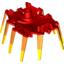 Набор LEGO Hero Factory Shield / Armour Spiked with Marbled Yellow Pattern, Красный