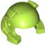 Набор LEGO Minifig Helmet with Breathing Apparatus and Headlights, Лайм