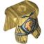 Набор LEGO Minifig Breastplate with Leg Protection, Kingdoms Lion Head and Belt Print, Pearl Gold