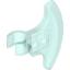 Набор LEGO Minifig Axe Head, Clip-on (Viking) [Thick Clip], Trans-Light Blue