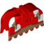 Набор LEGO Horse Barding with Gold Lions and Gold Chain Mail Print [7946], Красный
