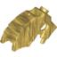 Набор LEGO Horse Battle Helmet Top Stud for Horn [Unicorn], Золотистый металлик