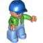 Деталь LEGO FIGURE W/CAP NO. 6, Не определен
