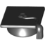 Набор LEGO Minifig Cap, Graduation Mortarboard with Tassel, Черный