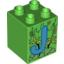 Набор LEGO DUPLO BRICK 2X2X2 J JUNGLE, Ярко-зеленый