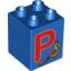 Набор LEGO DUPLO BRICK 2X2X2 P, Голубой