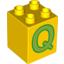 Набор LEGO DUPLO BRICK 2X2X2 Q, Желтый