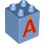 Набор LEGO DUPLO BRICK 2X2X2 Г… AND Гњ, Medium Blue