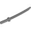 Набор LEGO Minifig Sword Katana [Octagonal Guard], Flat Silver