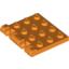 Набор LEGO Hinge Plate 3 x 4 Locking Dual 2 Finger, Оранжевый