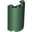 Набор LEGO Cylinder Half 2 x 4 x 5 with 1 x 2 cutout, Темно-зеленый