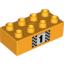 Деталь LEGO BRICK 2X4, DEC. "1 PLACE", Не определен