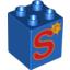 Набор LEGO DUPLO BRICK 2X2X2 S SUN, Голубой