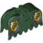 Набор LEGO Horse Barding with Kingdoms Dragon Shield and Armour Print, Темно-зеленый