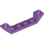 Набор LEGO Slope Inverted 45В° 6 x 1 Double with 1 x 4 Cutout, Medium Lavender