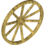 Набор LEGO Wheel Wagon Giant (56mm D., 7 studs Dia.), Pearl Gold