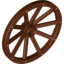 Набор LEGO Wheel Wagon Huge (43mm D.), Красно-коричневый