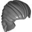 Набор LEGO Minifig Hair Swept Back with Short Ponytail, Темный сине-серый