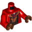 Набор LEGO Torso Naboo Fighter Jacket with Sand Red Harness Print / Red Arms / Reddish Brown Hands, Красный
