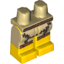 Набор LEGO Legs and Tan Hips with Tan Animal Skin Skirt Print (Cavewoman), Желтый