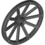 Набор LEGO Wheel Wagon Huge (43mm D.), Черный