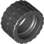 Набор LEGO Tyre 24 x 14 Shallow Tread (Tread Small Hub), Band Around Center of Tread, Черный