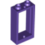 Набор LEGO Window 1 x 2 x 3 Flat Front, Темно-фиолетовый