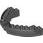 Набор LEGO Boat Hull Brick 16 x 10 x 3, Черный
