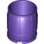 Набор LEGO Barrel 4 x 4 x 3.5, Темно-фиолетовый