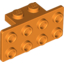 Набор LEGO Bracket 1 x 2 - 2 x 4, Оранжевый