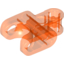 Набор LEGO Technic Axle Connector 2 x 3 with Ball Socket, Open Lower Axle Holes, Trans-Neon Orange