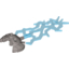 Набор LEGO Hero Factory Weapon - Triple Lightning with Marbled Blue Bolt Pattern, Flat Silver
