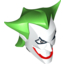 Набор LEGO Large Figure Head Modified Super Heroes Joker Print, Белый