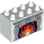 Набор LEGO BRICK 2X4X2, FIRE PLACE, Белый