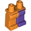 Набор LEGO Hips and 1 Dark Purple Left Leg, 1 Orange Right Leg, Coat Tails Print, Оранжевый