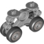 Набор LEGO WHEEL SUSPENSION WITH 4 WHEEL, Светлый сине-серый
