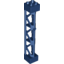 Набор LEGO Support 2 x 2 x 10 Girder Triangular Vertical - Type 4 - 3 Posts, 3 Sections, Темно-синий