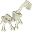 Набор LEGO Skeletal Horse, Glow in Dark White
