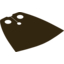 Набор LEGO Minifig Cape Cloth, Standard - Traditional Starched Fabric, Темно-коричневый