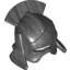 Набор LEGO Minifig Helmet Castle with Lateral Comb [Uruk-hai], Pearl Dark Gray