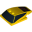 Набор LEGO Wedge 6 x 4 x 1 1/3 with 4 x 4 Base with Windows and Black, Silver and Red Print, Желтый