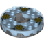 Набор LEGO Turntable 6 x 6 Round Pearl Dark Gray Base Serrated with Trans-Medium Blue Top with Spiral Stars Print (Ninjago Spinner), Trans-Medium Blue