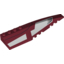Набор LEGO Wedge 12 x 3 Right with White Panels and Black Line Print [9497], Темно-красный